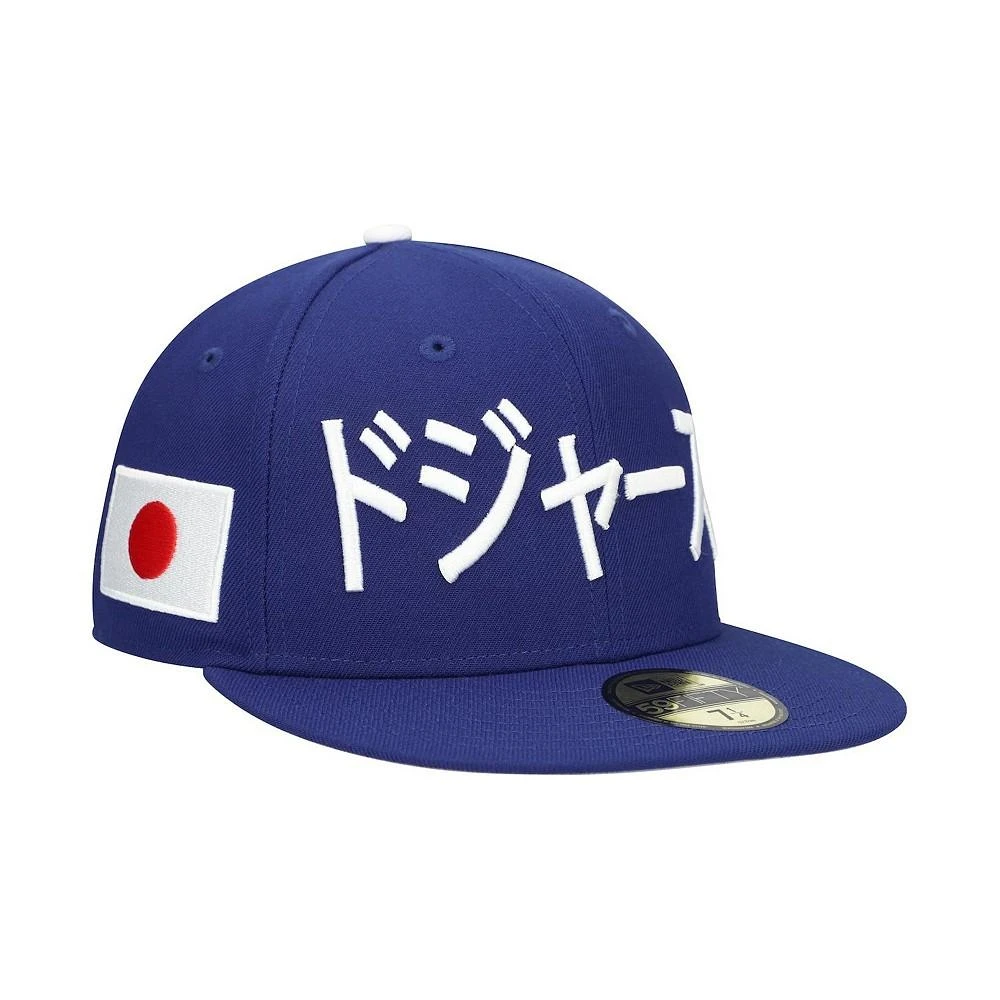 New Era Men's Royal Los Angeles Dodgers Kanji 59FIFTY Fitted Hat 1
