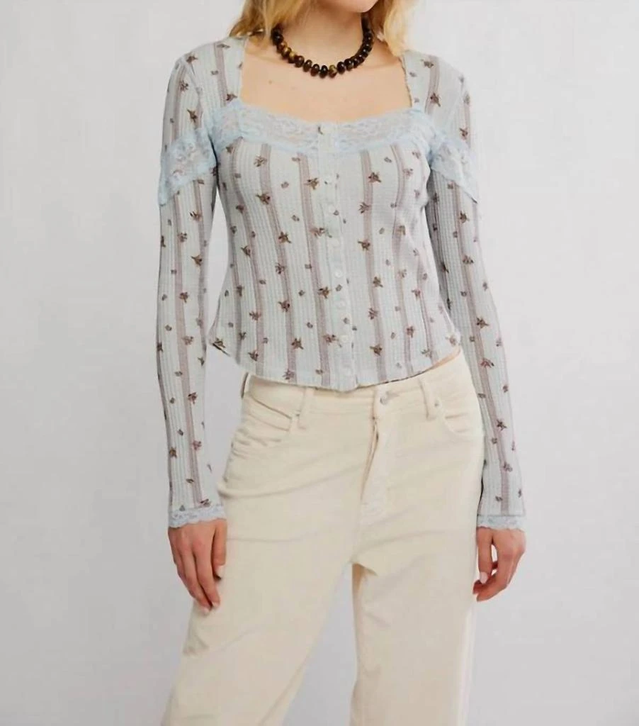 Free People Free People - Let's Party Cardi Top