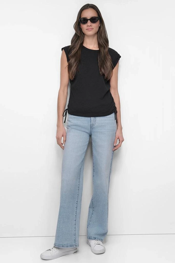 DKNY SIDE TIE RUCHED SLEEVELESS TEE 6