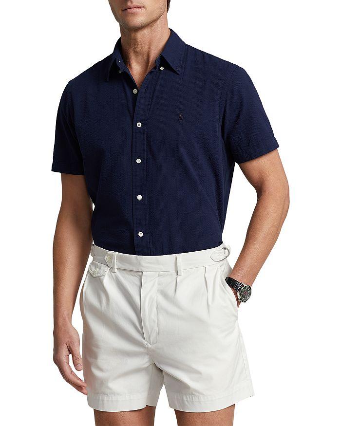 Ralph Lauren Classic Fit Seersucker Short Sleeve Shirt