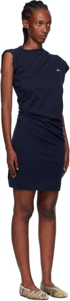 Vivienne Westwood Navy Hebo Midi Dress 2