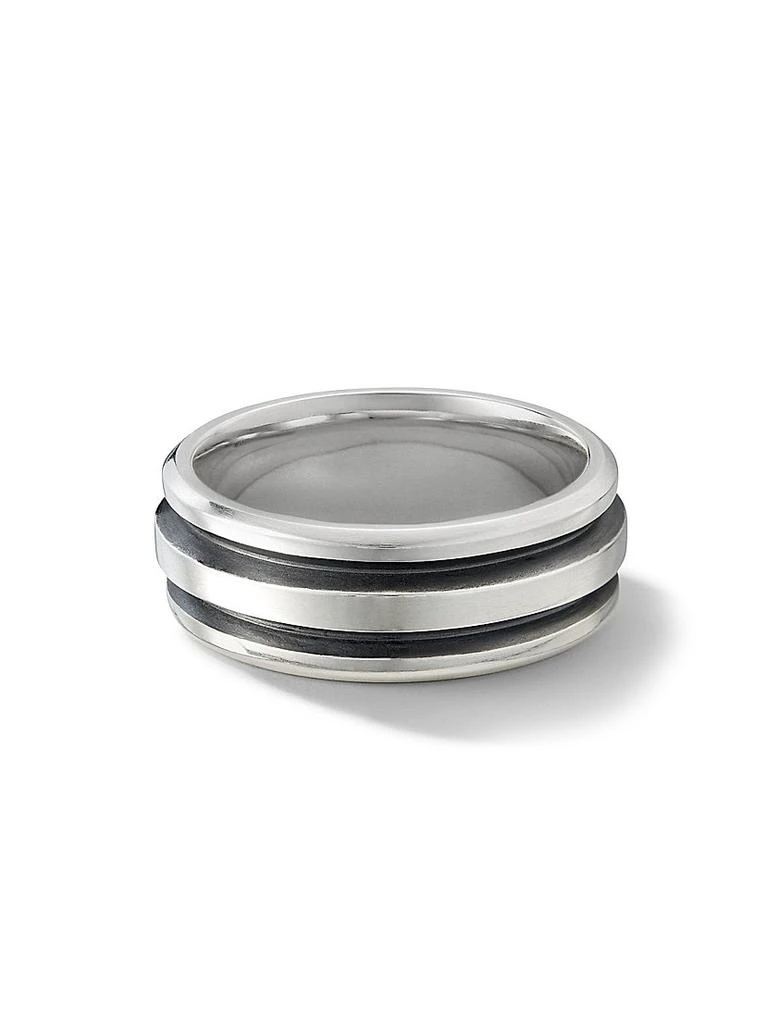 David Yurman Deco Band Ring in Sterling Silver, 8.5MM 1