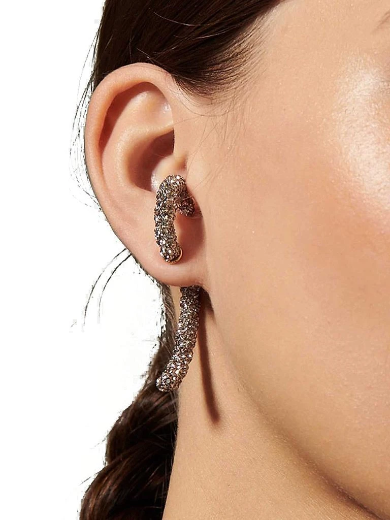 Demarson Luna Two-Tone
Glass Crystal Drop Earrings 2