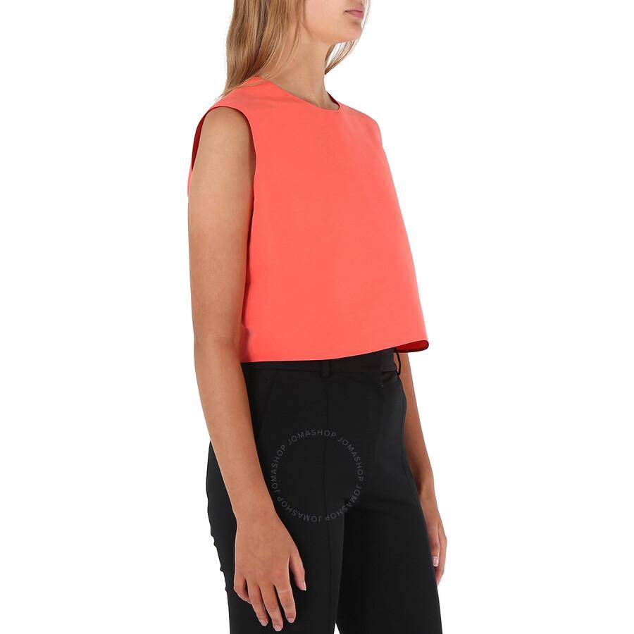 MAISON RABIH KAYROUZ Ladies Sunrise Pink Cropped Tank Top