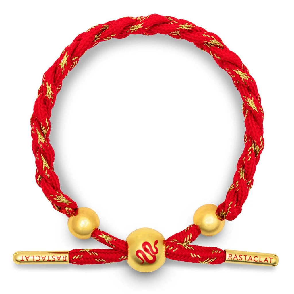 Rastaclat Original Hand Braided Lunar New Year (Snake) Adjustable Bracelet 3