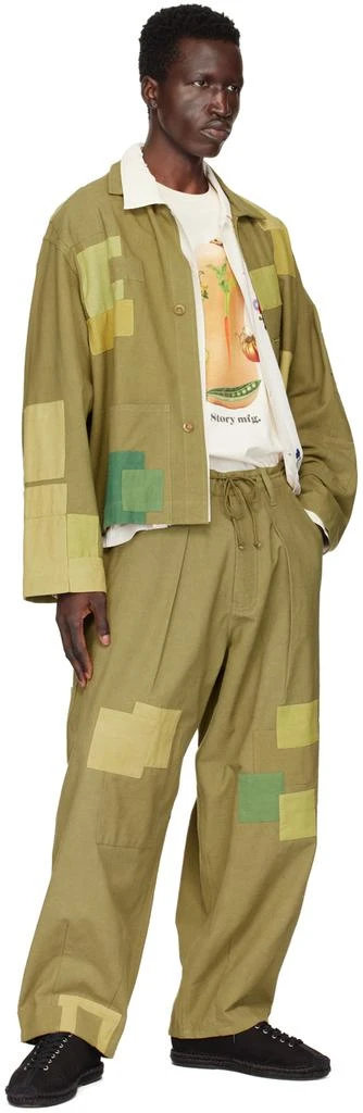 Story mfg. Khaki Lush Carpenter Trousers 4