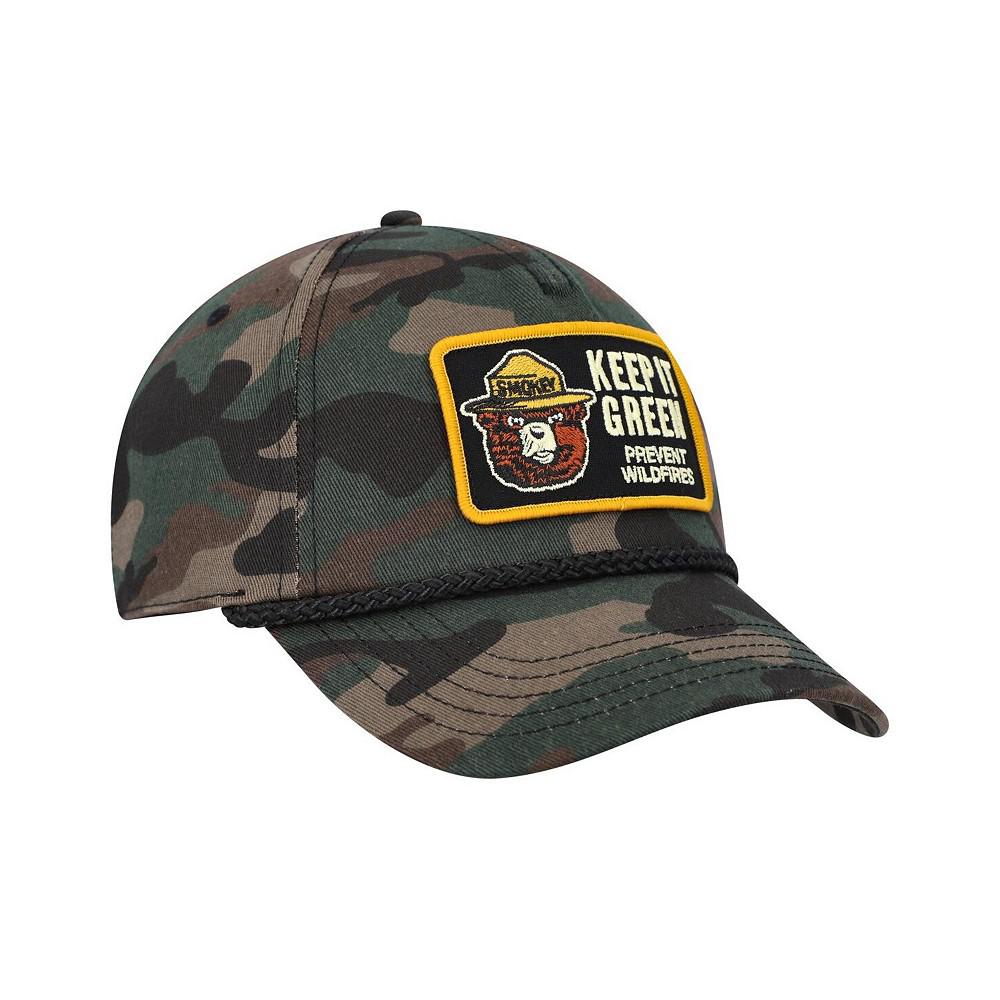 American Needle Men's Camo Smokey the Bear Roscoe Adjustable Hat