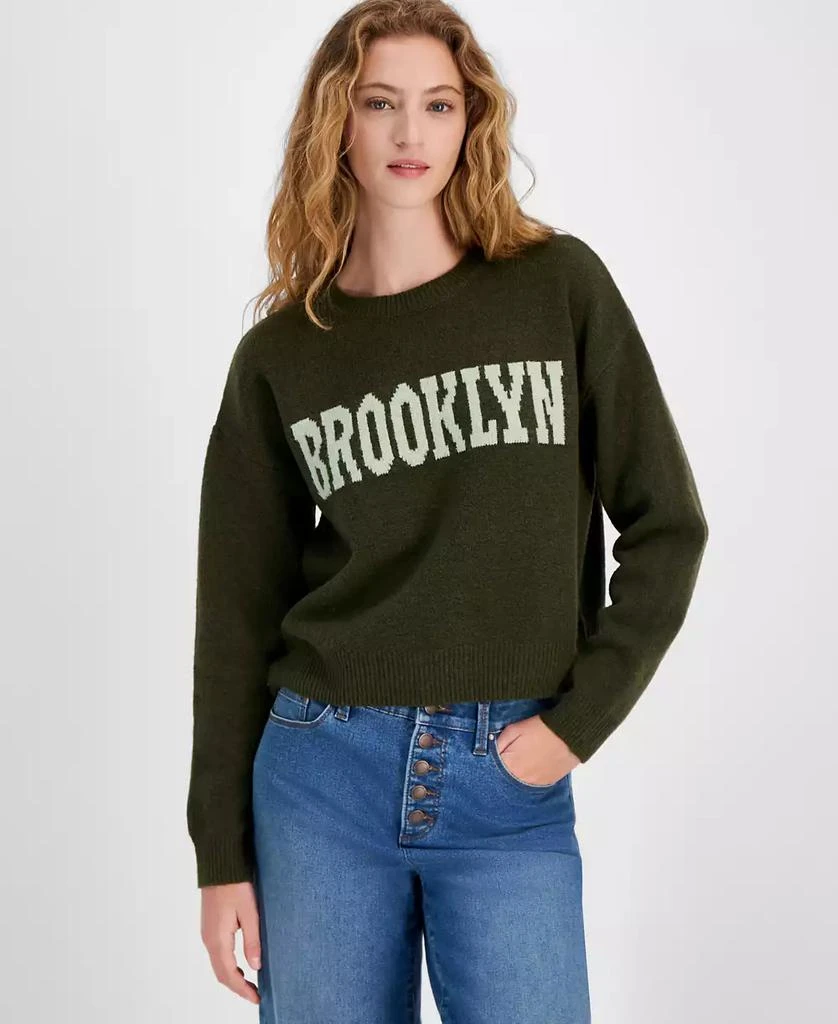 Hooked Up by IOT Juniors' "It Girl" Crewneck Sweater 1