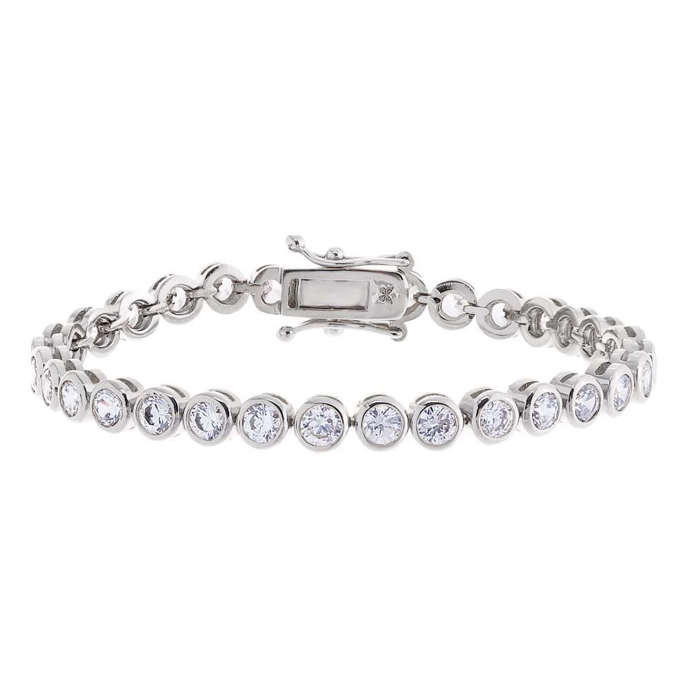 Adina Eden Bezel Tennis Bracelet 8