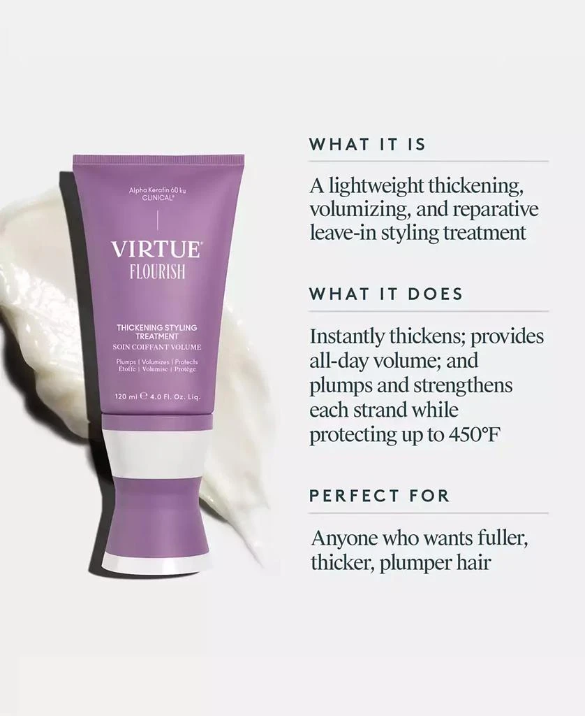 VIRTUE Flourish Thickening Styling Treatment, 4 oz. 9