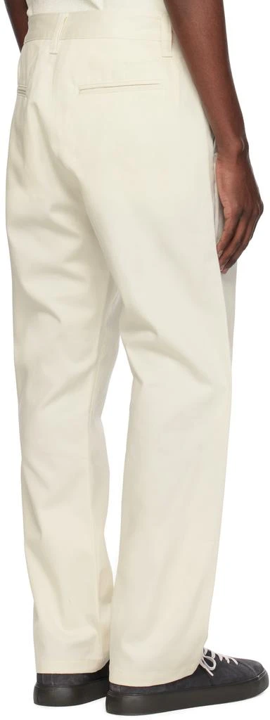 Rag & Bone Off-White Haydon Straight Fit Cotton Chino Trousers 3