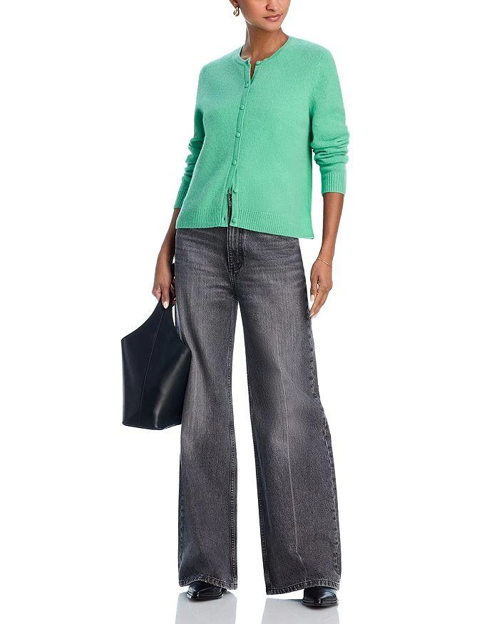 C by Bloomingdale's Cashmere Crewneck Cardigan Sweater - Exclusive 2
