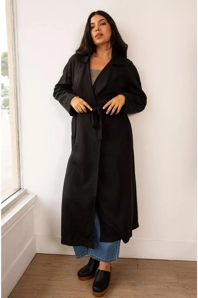 Whimsy and Row Whimsy + Row Gia Tencel Trench Coat 1