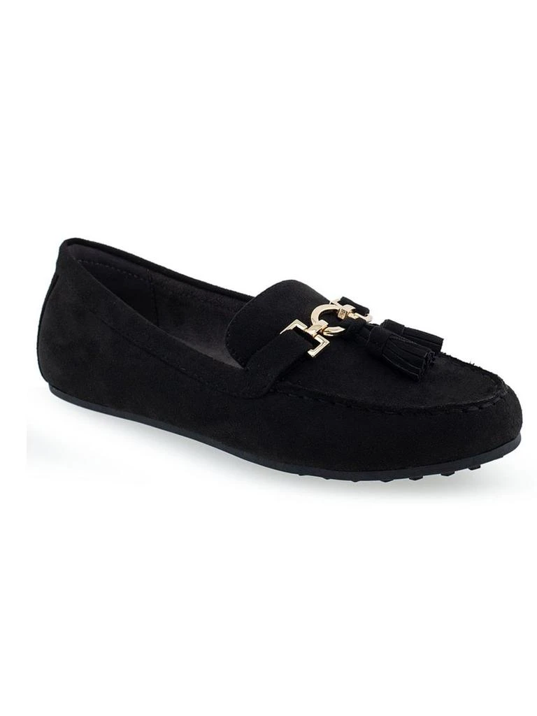 Aerosoles Deanna Womens Faux Leather Driving Moccasins Tassel Loafers 8