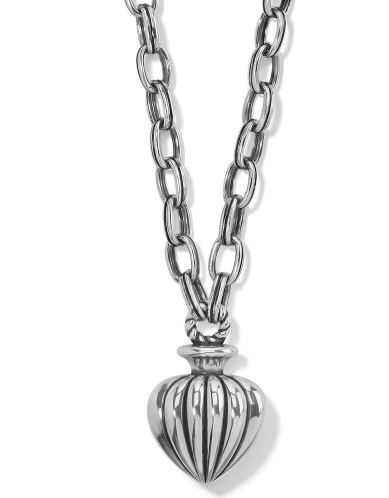 Brighton Amphora Statement Necklace In Silver