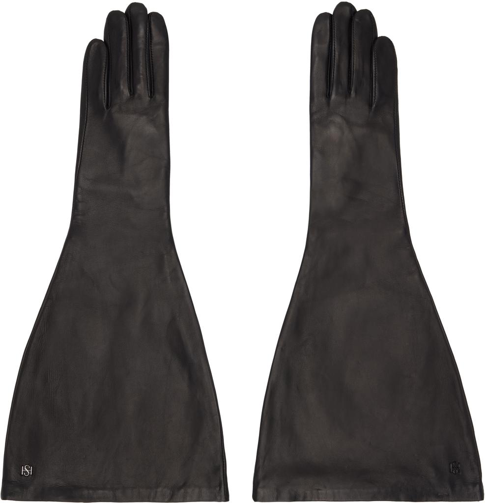 Handsome Stockholm Black Essentials Wide Gloves