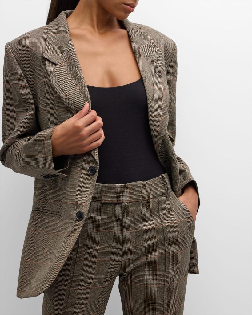 Shop Grandfather Check Blazer on Sale at BeyondStyle – Get