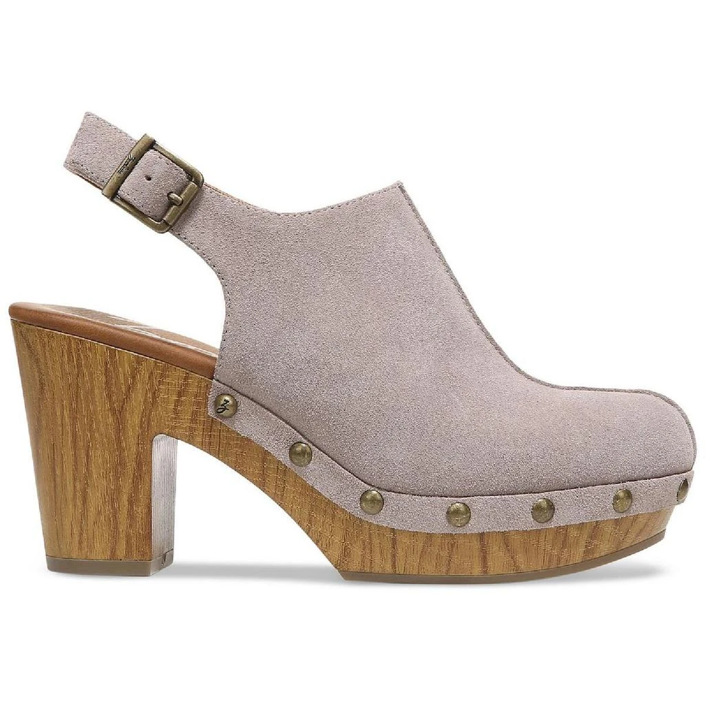 ZODIAC Chessa-Clog Womens Leather Ankle Strap Clogs 3