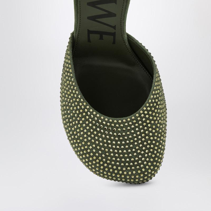 Shop Green strass ankle décolleté toy on Sale at BeyondStyle