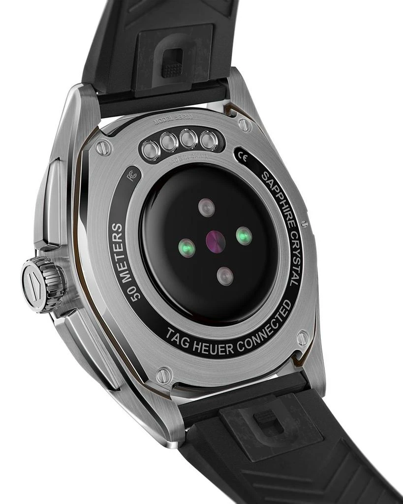 TAG Heuer Connected Calibre E4 Rubber Strap Smartwatch, 42mm 4