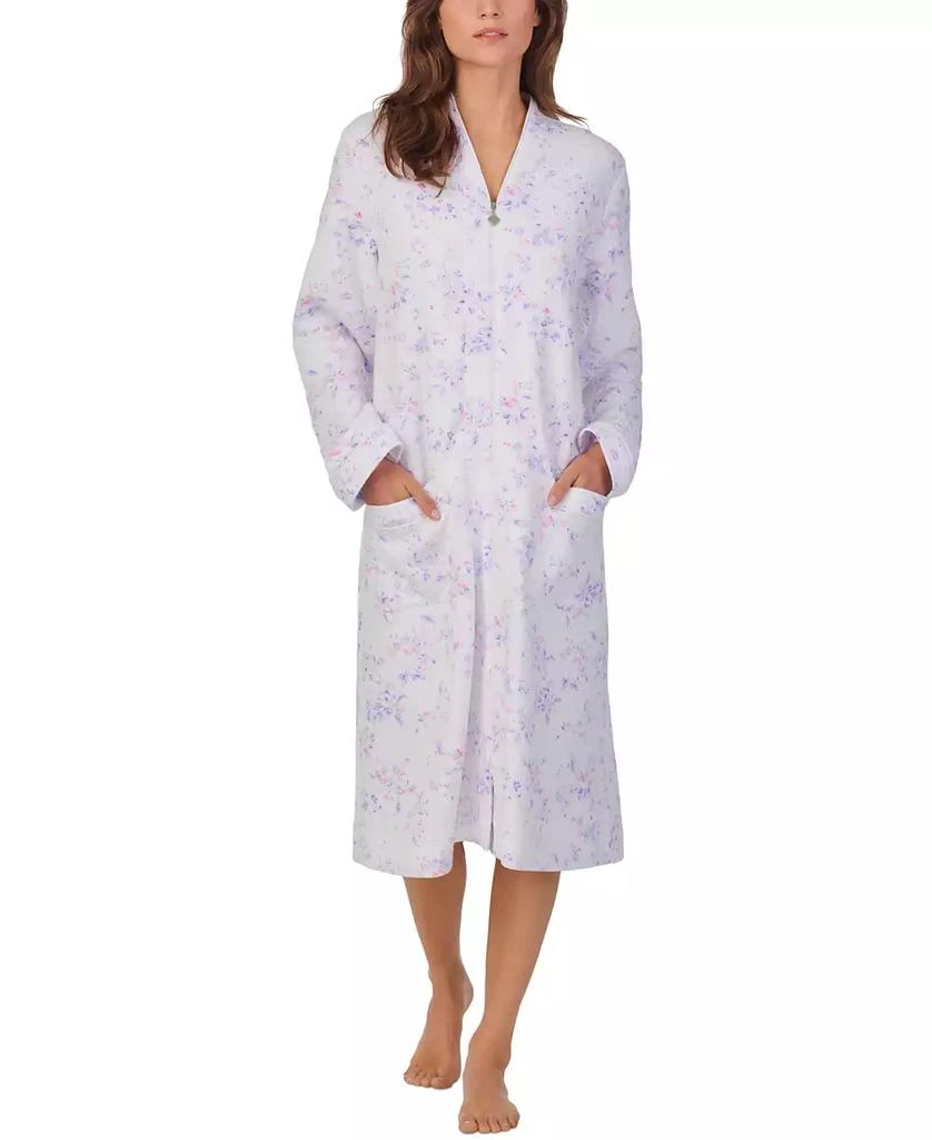 Eileen West Women's Long-Sleeve Waltz Zip Robe 1
