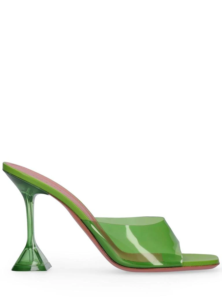 Amina Muaddi 95mm Lupita Pvc Mules 1