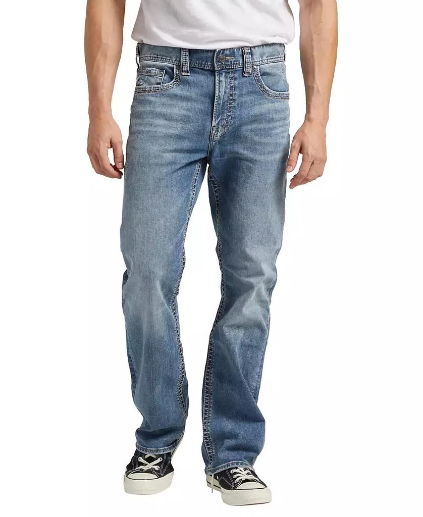 Silver Jeans Co. Men's Craig Classic Fit Bootcut Stretch Jeans 2