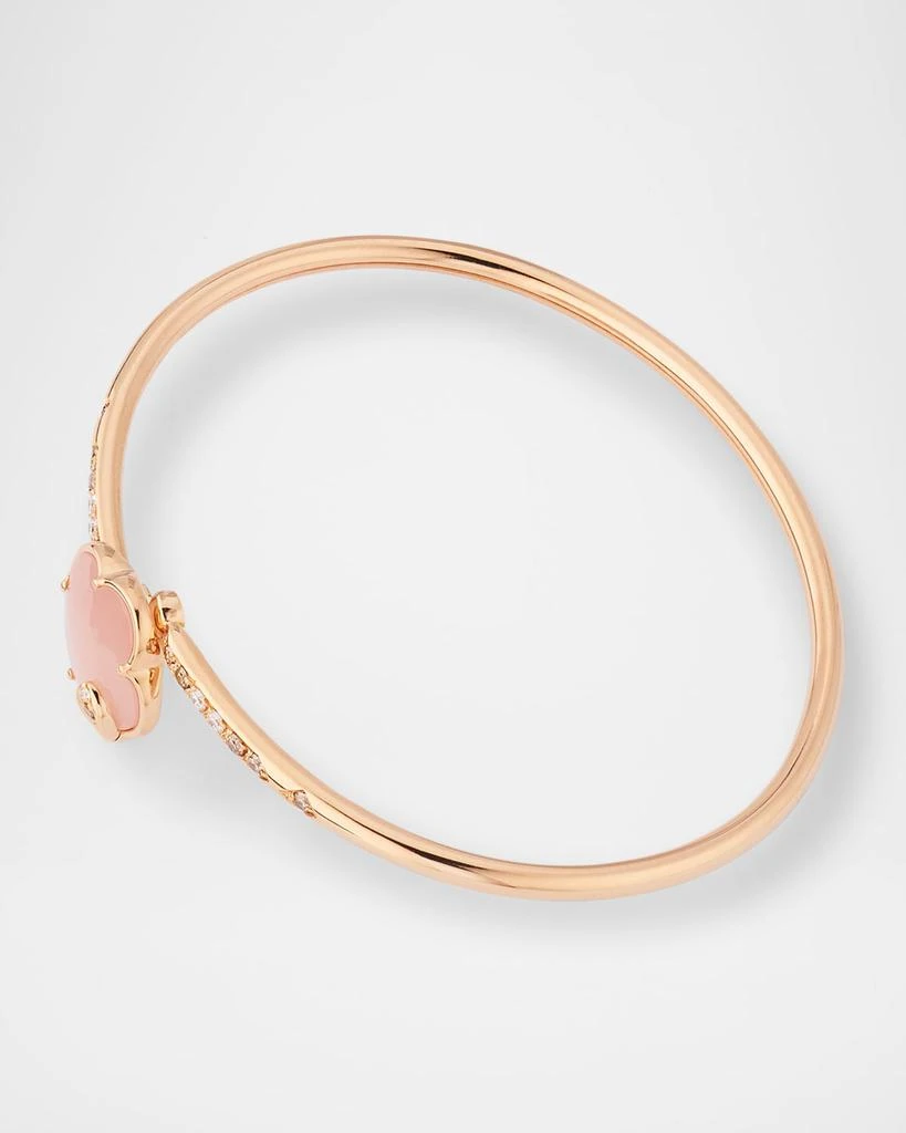 Pasquale Bruni Ton Joli 18K Rose Gold Diamond Bracelet with Pink Moonstone 4
