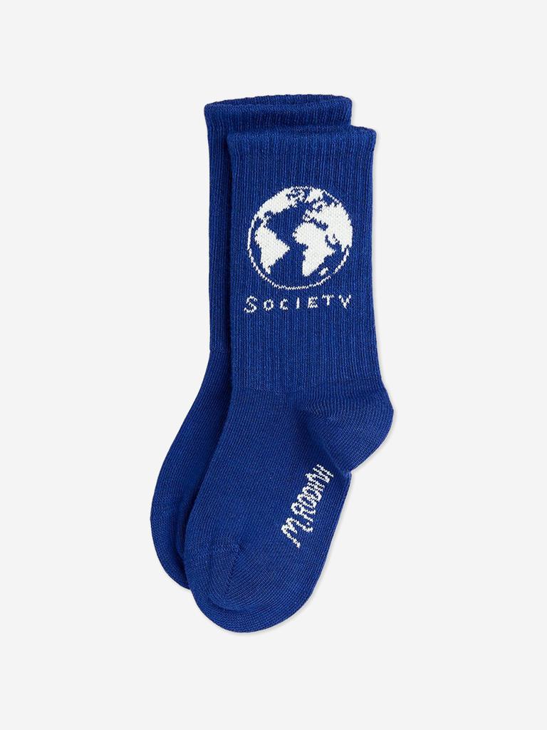Mini Rodini Mini Rodini Kids Society Socks in Blue
