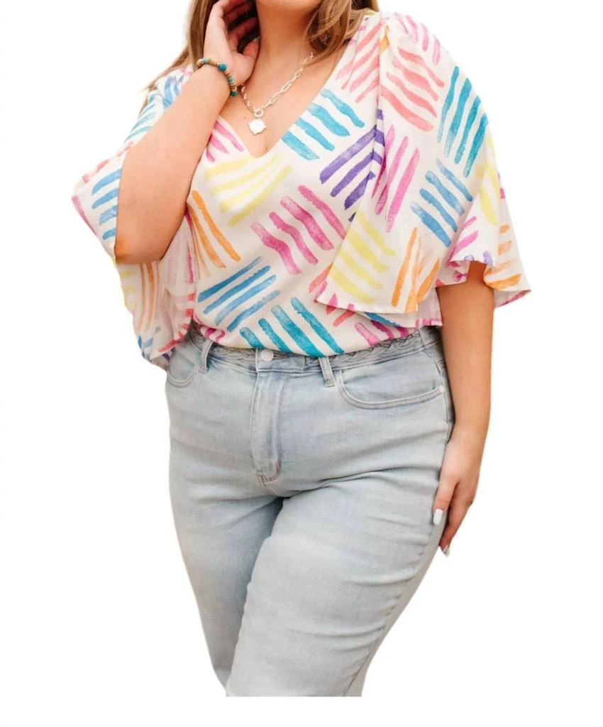 Andree By Unit Andree By Unit - Stamped Blouse 1