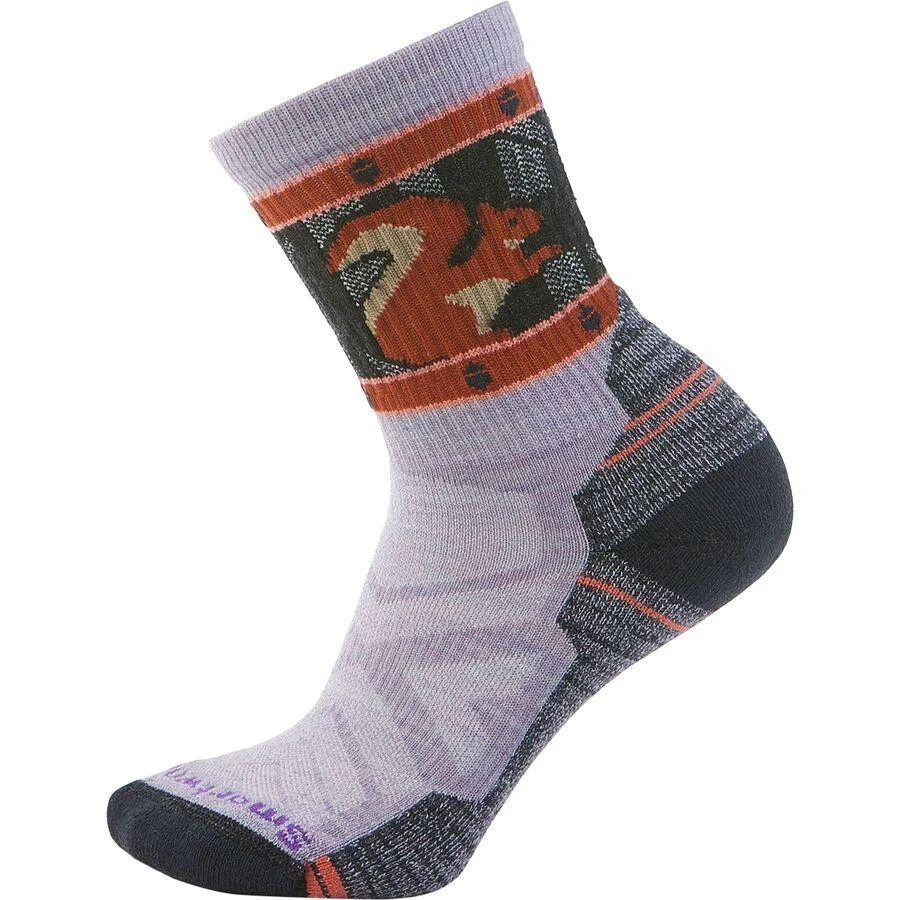 SmartWool Hike Light Cushion Squirrely Print Crew Sock - Women
s