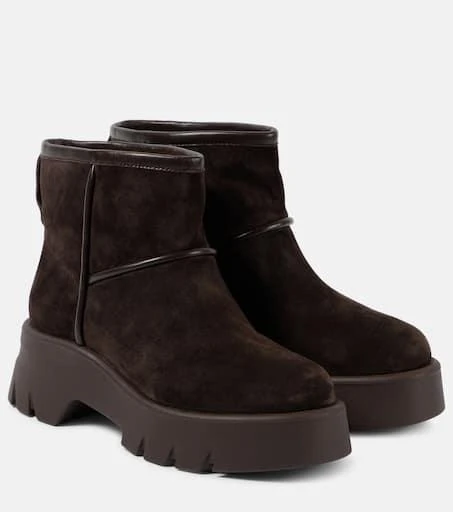 Gianvito Rossi Stormy suede ankle boots 1
