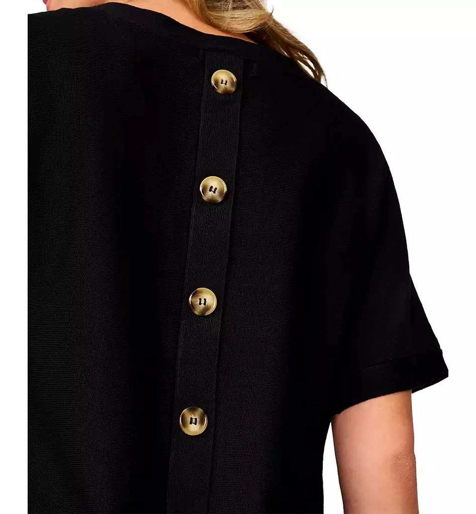 Melissa Paige Women's Button-Back Dolman-Sleeve Sweater 3