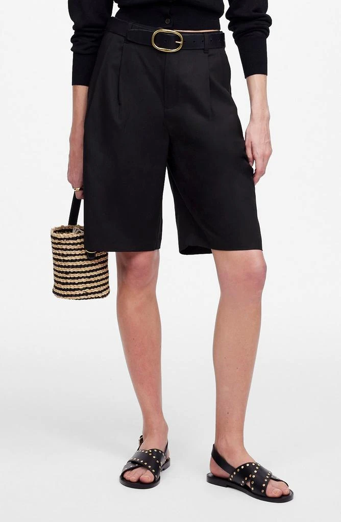Madewell Pleated Relaxed Fit Shorts