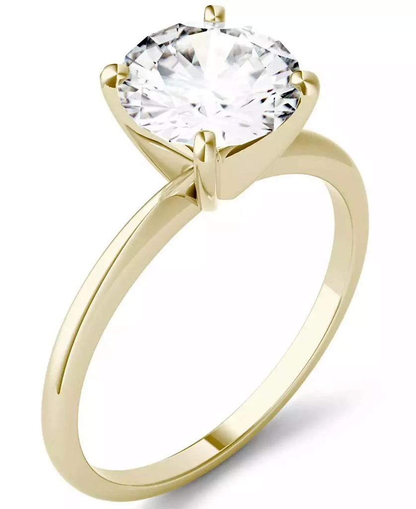 Charles
Colvard Moissanite Solitaire Ring (1 ct. t.w. DEW) in 14k White Gold 1