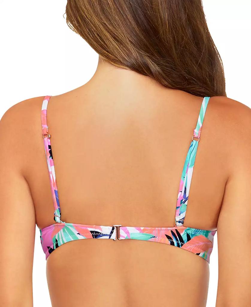 RAISINS Juniors' Moonshadow Printed Bikini Top