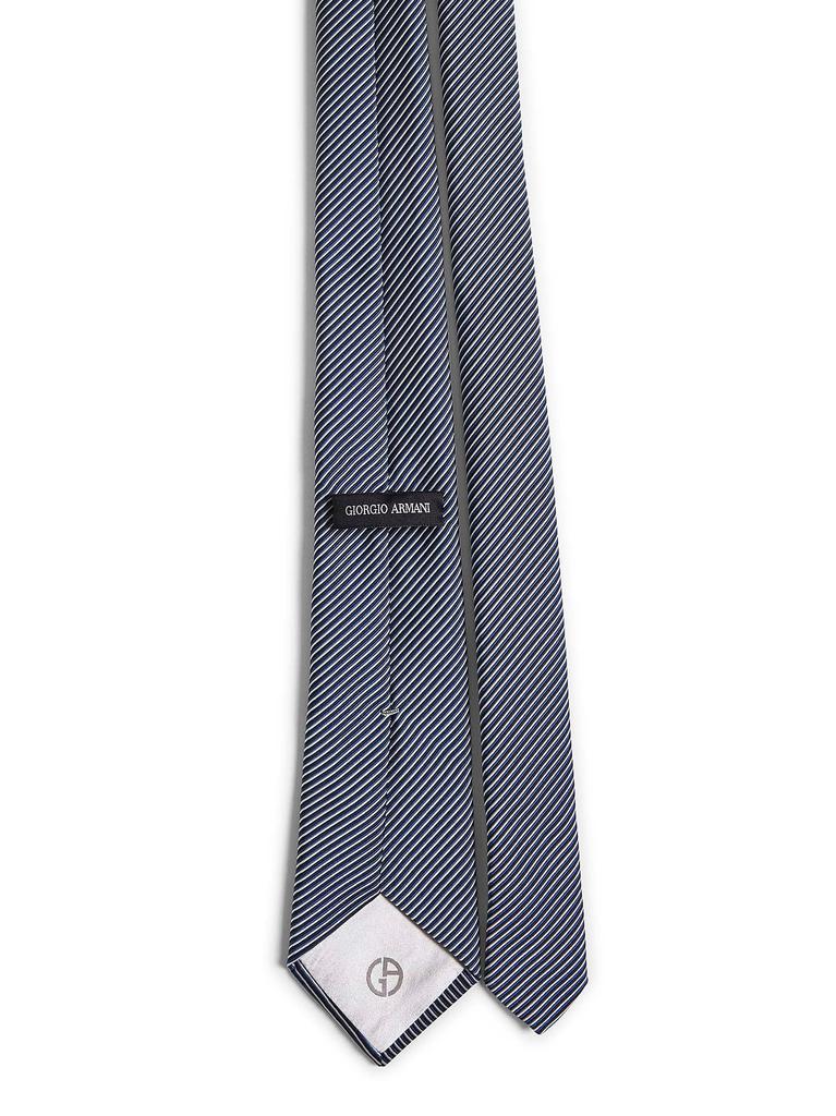 Giorgio Armani GIORGIO ARMANI | Blue jacquard silk and cotton tie | Man | PZ