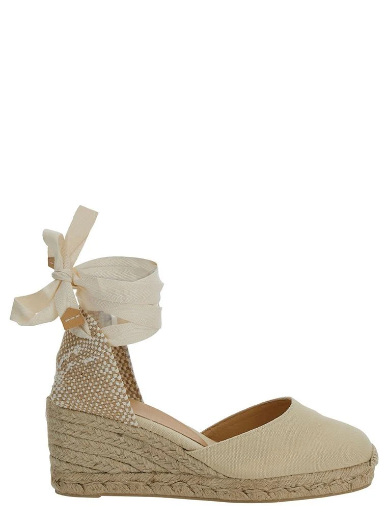 CASTAÑER carina White Canvas Closed-toe Espadrilles Woman 1