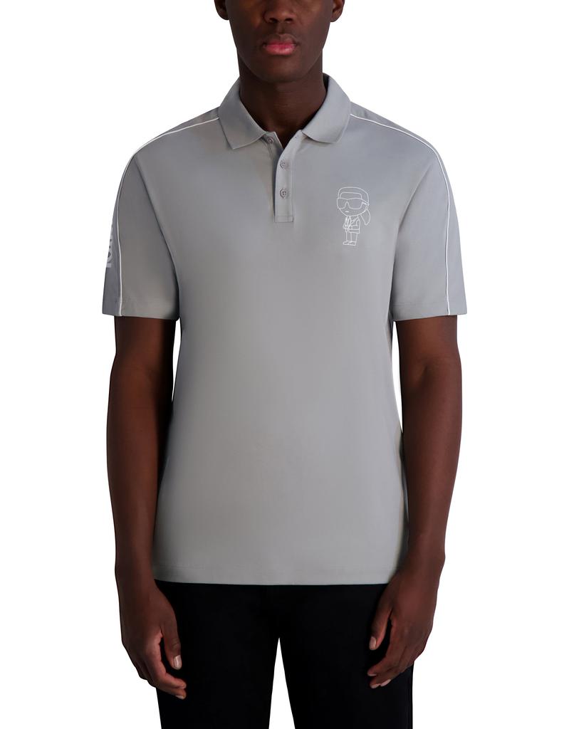 Karl Lagerfeld Paris POLO WITH PIPING
