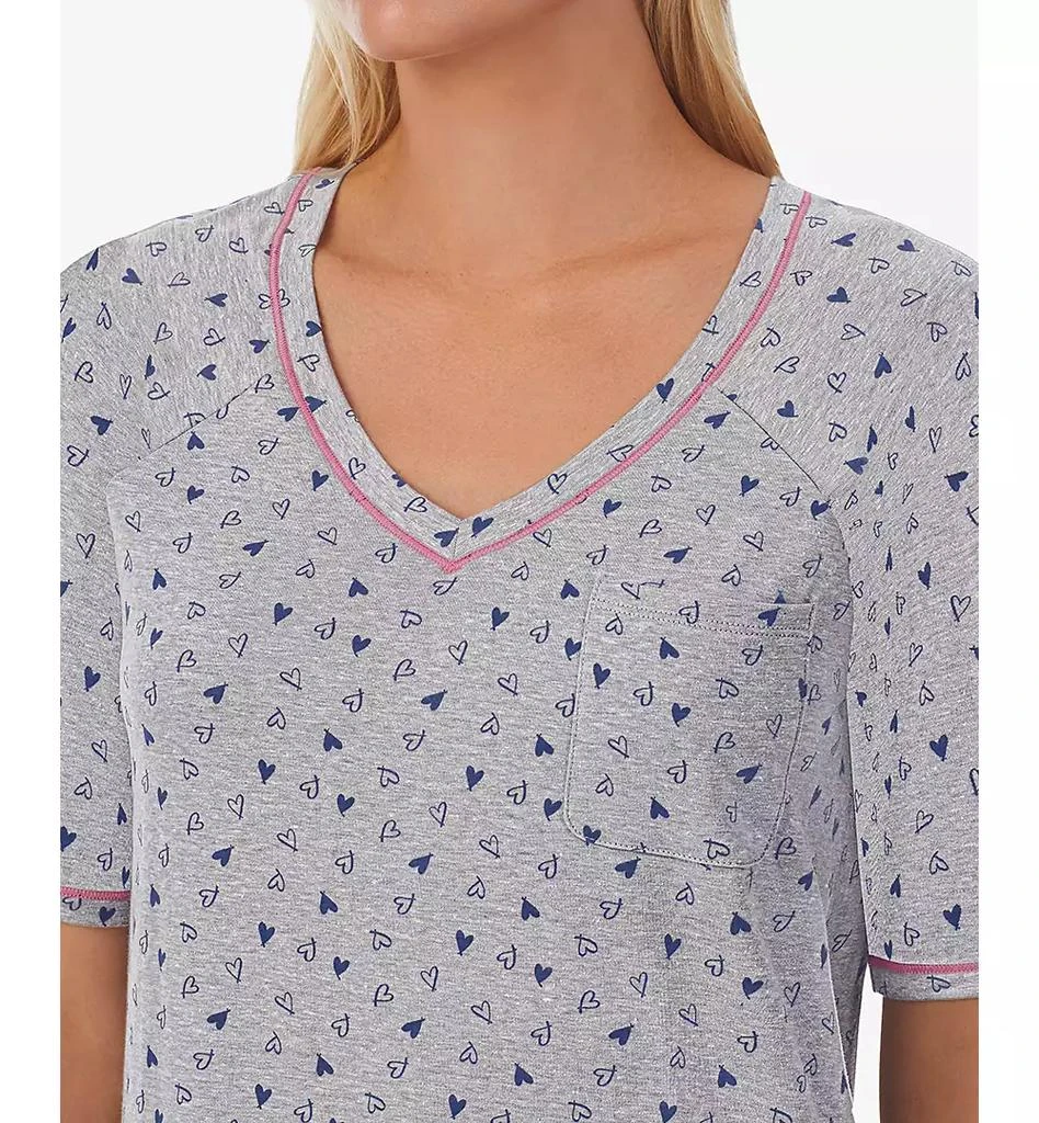 Cuddl Duds Elbow-Length Moisture Wicking Sleep T-Shirt 5