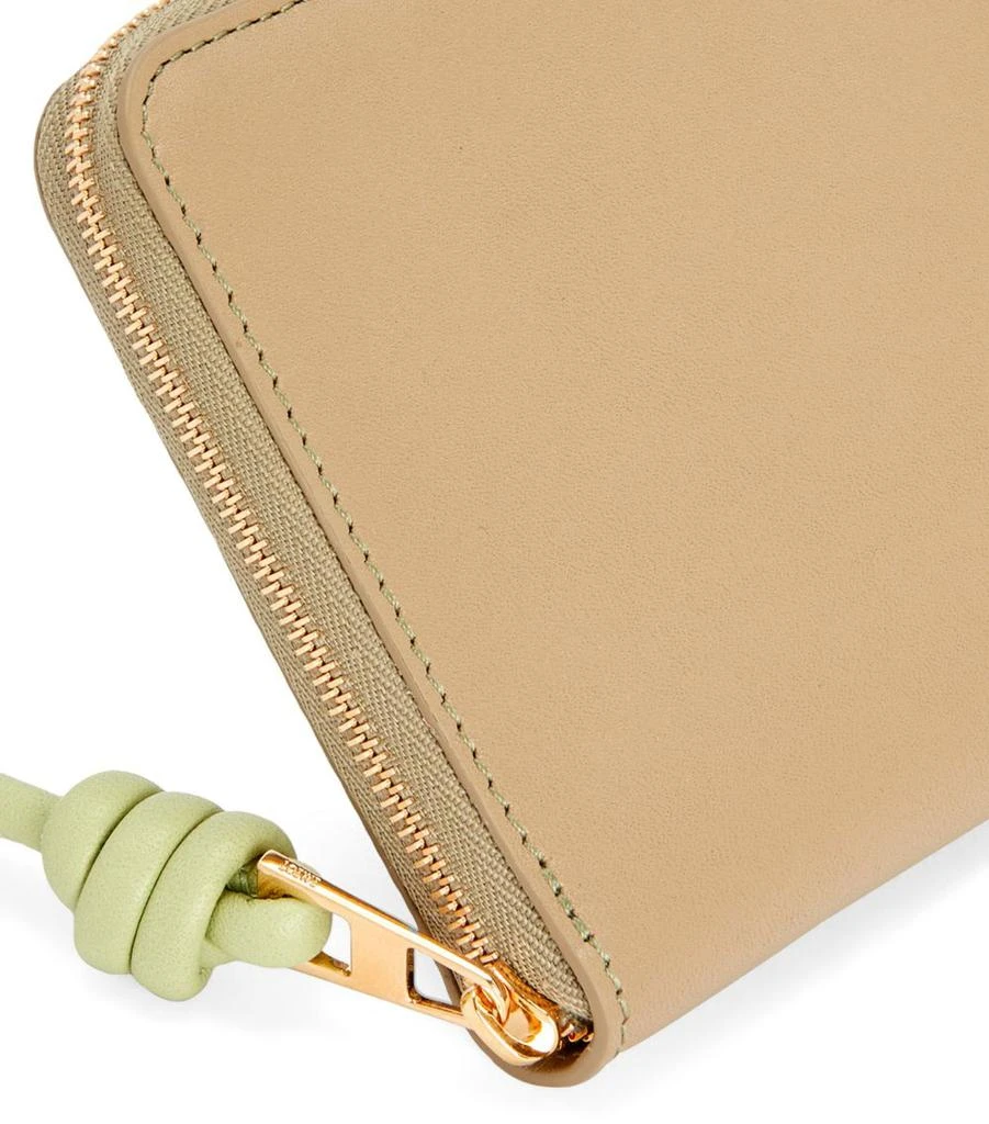 Loewe Leather Knot Zip-Around Wallet 5