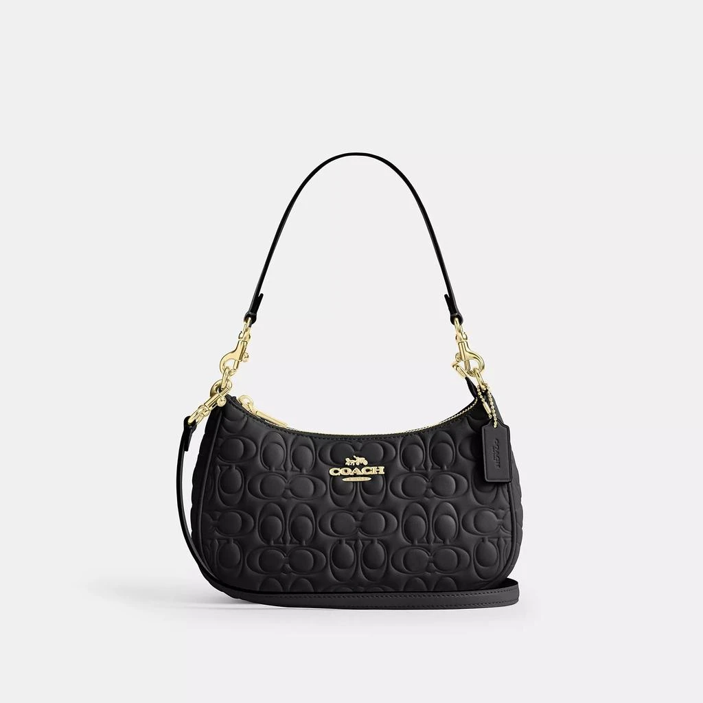 Coach Teri Shoulder Bag In Signature Leather 1