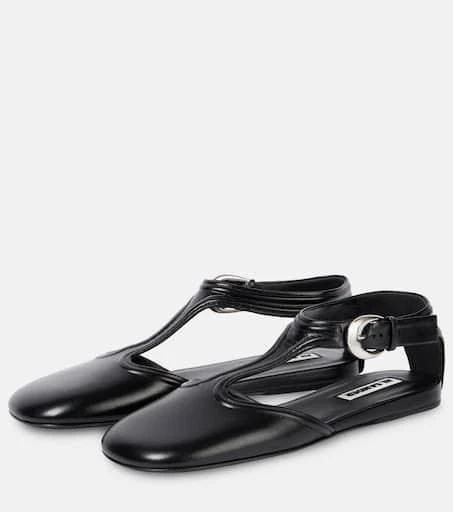 Jil Sander Leather Mary Jane flats 4