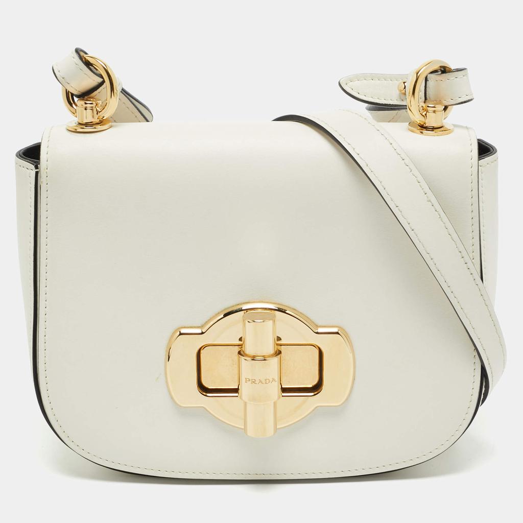 Prada Sand shearling crossbody bag - Crossbody Bags