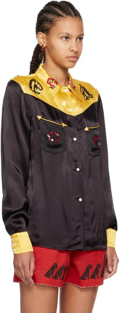BODE Yellow & Black Rodeo Shirt 2