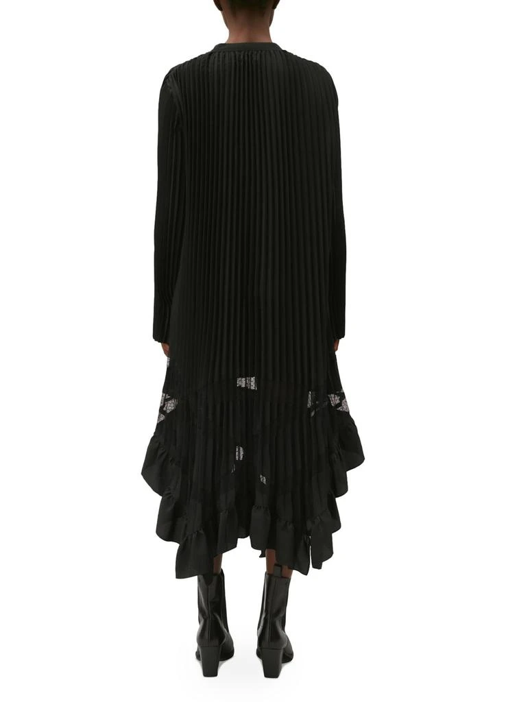 CLAUDIE PIERLOT Pleated long dress with ruffles 7