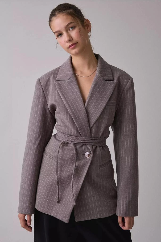 Muse Assembly Muse Assembly Angela Tie-Waist Wrap Blazer
