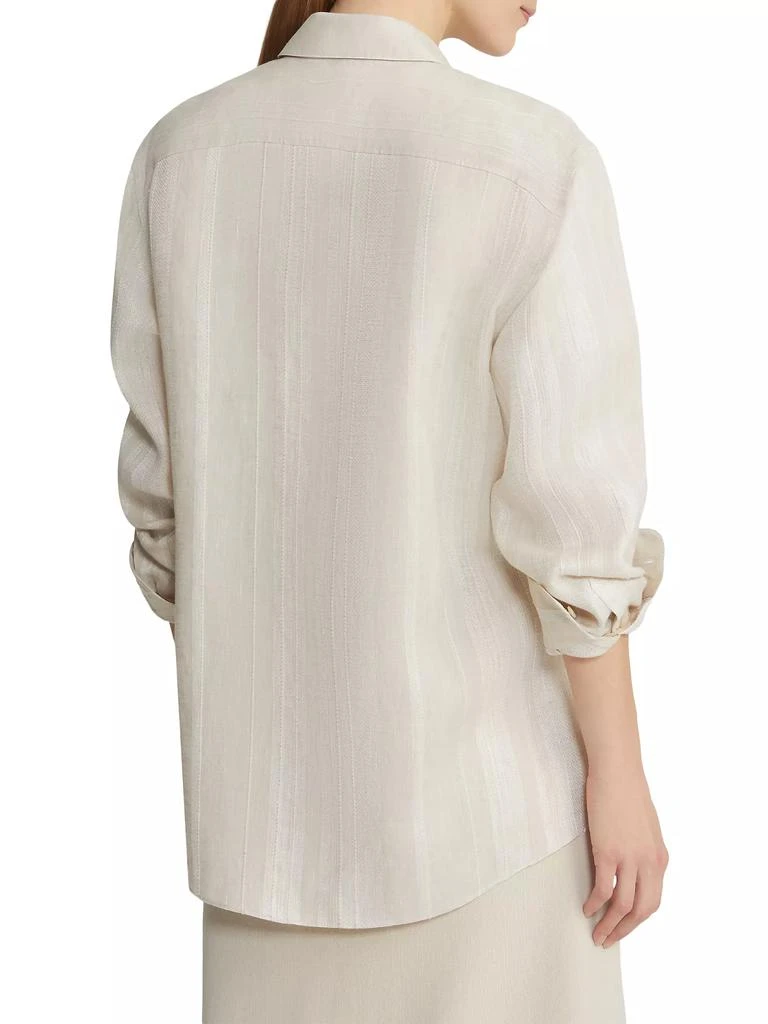 Lafayette 148 New York Boyfriend Oversized Shirt 4