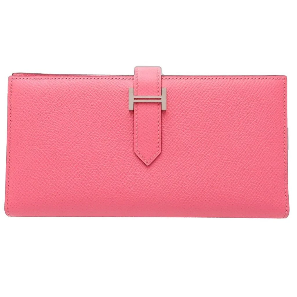 Hermes Epsom Leather Long Wallet (Bi-Fold) (Pre-Owned)