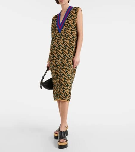 Dries Van Noten Intarsia midi dress 6